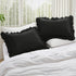 Set 1, 20" 54", KKJIAF Ruffle Body Pillow Cases of Ruffled Pillow Covers with Envelope Closure, Body Pillowcases Size