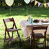 1 VINGLI Resin Folding Chairs with Cushion, Foldable Plastic Chair with Comfortable Padded Seats, Perfect for Event