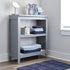 iDesign Cade Collection Facial Tissue Box Cover for Bathroom and Vanity Countertops, Matte Gray, 6.1" x 5.15" x 5.4"
