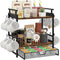 Coffee Bar Organizer, 3 Tier Coffee Station Organizer for Countertop, Mug Cup