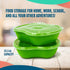 Preserve Food Storage Container: Set of 2, Aqua Blue