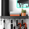Metal Shelf Compatible with Tonal Accessories, Wall Mounted Gym Rack Organizer with Hooks for Home Gym Storage