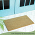 Welcome Doormats, Natural Coco Coir Mats with Non-Slip PVC Backing for Indoor Outdoor Home & Office Decor