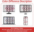 DriftAway Alexander Pattern Match Blackout Valances for Windows, 250GSM Geometric Moroccan 52 Inch by 14 Inch
