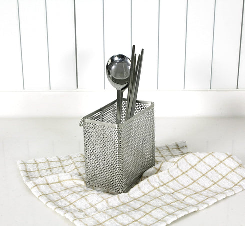 Kitchen Utensil Chopsticks Holder, 304 Stainless Steel Storage Organizer, Dishwasher Safe