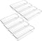 LotFancy Clear Drawer Organizers, 8 Pack, 9.2''×3''×2'' Plastic Storage Tray for Kitchen, Bathroom, Desk, Makeup