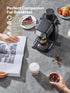 Reemix 3.5 800W 4 Espresso Machine Bar, Compact Size Coffee Maker with Steam Wand, Cups Cappuccino & Latte Machine