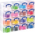 16 x 0.14 LITRE PLASTIC STORAGE BOX SET - ORGANISER TOOL