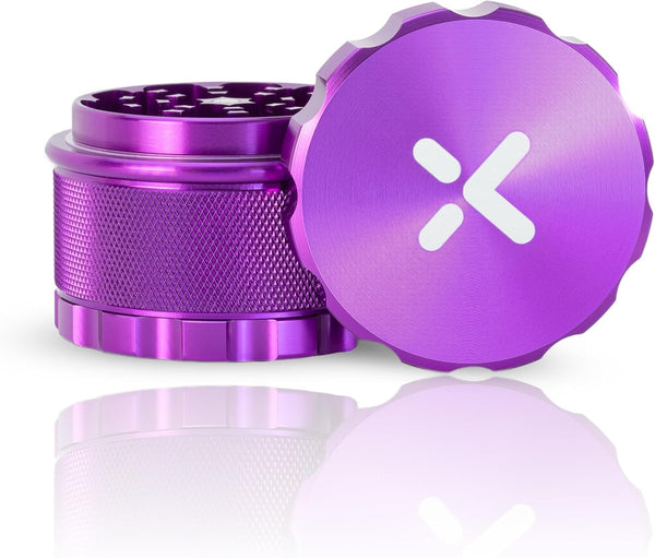 Xtreme Spice Grinder 3-Piece, Features Side Knurls for Superior Grip, Jam-Free Sharp