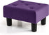 BRIAN & DANY Small Foot Stool, Velvet Foot Stools with Legs, Stable