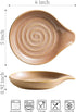 Spoon Holder, Porcelain Cooking Spoon Rest for Stove Top, Large Utensil Rest for Spoons, Ladles, Tongs, Spatula or Kitchen Counter Farmhouse Cooking, Coffee Bar Accessories, 5 Inches (Brown)