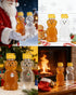 ZILAMGOO 2 8Oz (8 oz/ 2pcs) Pcs Plastic Bear Honey Bottle Cup with Yellow Flip Top Lid Bear Shaped Jar Honey Squeeze