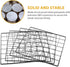 12 Closet SUPER DEAL Metal Wire Cube Storage Organizer, Cubes DIY Modular Cabinet Bookcase Bookshelf Shoe Rack