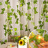 33ft 100 KASZOO LED Vine with Fairy Lights with Remote, Fake Vines String Lights Battery/USB Operated, Ivy Garland