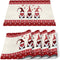 Stylish Placemats for Dining Table Decor, Cute Gnome I Love U Valentine's Day Non-Slip Table Mat, Set of 4