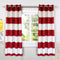 DriftAway Red Striped Room Darkening Curtains Patriotic Horizontal Stripe Classic Grommet Drapes