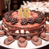 Luter Gold Glitter Happy Birthday Cake Candles, Number 3 Birthday Candle Topper Decoration