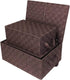 Sorbus Set of 3 Hand-Woven Storage Baskets with Lid for Organizing