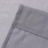 Aquazolax Transparent Sheer French Door Curtain Panel (1 Piece, 30W x 40L, Grey) - Elegant Solid Voile Rod Pocket