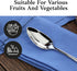 Artaste Rain Grapefruit Spoon Set of 6, 6.35-Inch, 18/10 Stainless Steel, Silver