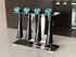 Oralb Stainless Steel Electric Toothbrush Head Holder, Compatible with Braun, Sonicare, Waterpik, Adhesive