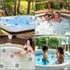 6 Pack JULMELON Hot Tub Scum Absorber, Spa & Pool Scum Eliminating Balls Reusable Hot Tub Oil Absorbing Sponge Washable