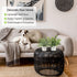 Hollyone Mini Artificial Potted Plants - Fake Plants in Marble Pots, 1Pcs Plastic Eucalyptus Greenery Faux Plants for