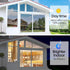 Coavas One Way Window Privacy Film, Heat Blocking Window Tint for Home, Non-Adhesive Anti-UV Covering