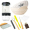 Sourdough Starter Kit Ultimate Sourdough Bread Baking Supplies w/Sourdough Starter Jar &