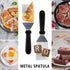 Mini Serving Spatula 9.6 Inch, Small Metal Spatula for Kitchen Use, Ideal for Pancakes, Brownies, Desserts