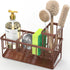 304 Cisily Kitchen Sink Caddy, Sponge Holder for Kitchen Sink, Kitchen Sink Organzier and Storage with High Brush