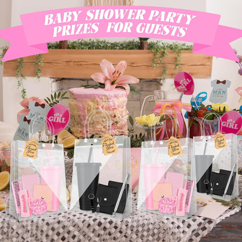 6 Sets Baby Shower Prizes for Women and Men Nail Clippers Mirror Bottle Opener Cup Comb Magnetic Pickup Tool Flashlight