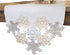 Elrene Home Fashions Ornate Snowflake Table Runner, Elegant Cutwork Winter Holiday Christmas Fabric 13"x70"