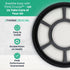 Think Crucial Replacement Vacuum Filters - Compatible with Black & Decker Part # BDASV102 & Air Swivel Models, Bulk (1