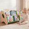 Kids Bookshelf - 4-Tier Montessori Book Shelf for Kids Rooms, Easy Installation,