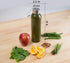 Epica Glass Bottles with Lids – 18oz Reusable Juice Water Bottles, Durable Set of 6 with Carrying Loop Caps