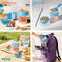 4 Pack 20 oz Yogurt Parfait Cups with Lids Reusable, Plastic Overnight Oats Containers To Go with Granola Compartment