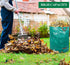 CMOOD 72 Gloves(3-Pack) Gallons Garden Bag Collapsible Reuseable Heavy Duty Garden Waste Bags for Lawn Yard Leaf Trash