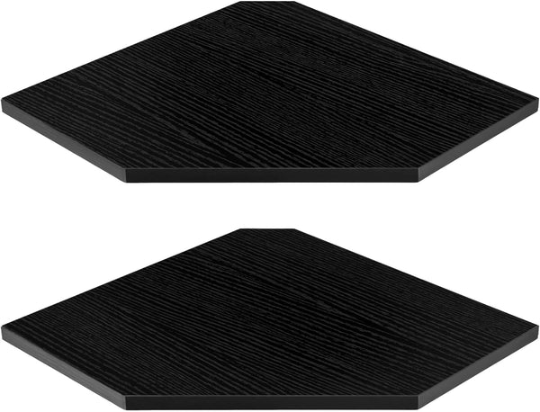 Realgulf Corner Shelves 2-Pack for Bathroom & Kitchen, Space-Saving Floating Corner Wall Shelf