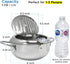 Japanese Tempura Small Deep Fryer Pot with Fahrenheit Thermometer, 304 Stainless Steel for Chips, Fries, Fish