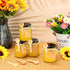 50 Sets 3 Inch Baderke Mini Wooden Spoons Small Wooden Spoons Disposable Small Spoons for Spice Jars Wood Spoons
