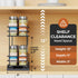 Mystozer 4.33" Wx10.43 Dx8.66 1 2 Pull Out Spice Rack Organizer for Cabinet, Slide Out Spice Racks, Easy to Install, H