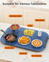 3 Settings, 10s COWSAR Food Warming Mat, Silicone Electric Warming Tray for Buffet Party and Home, Temp Fast Heating