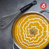 de Buyer GOMA Universal Whisk - 8” for Whisking Eggs, Sauces & Emulsions - Ergonomic, No-Slip Grip, Dishwasher Safe