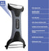 Peeler for Potato Vegetable, Heavy Duty Double Sided Non Slip Grip, Y Shaped with Ultra Sharp Blades