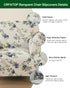 1 Sofa,A43 CRFATOP Printed Stretch Chair Slipcovers with Arms for Living Room Piece Accent Chair Covers Soft Banquet
