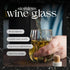 Dragon Glassware Stemless Wine Glasses - 16 oz Clear Short Wine Glasses Set of 2 with Finger Indentations