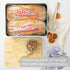 Countertop Beautiful Bread Box With Wooden Lid For Your Kitchen - Spacious Container Perfectly Stores Your Homemade