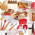 EWFEN Sourdough Starter Kit with Round & Oval Banneton, Complete Sourdough Bread