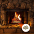 Skyflame Glowing Embers Rock Wool - Mixed with Vermiculite for Vented Gas Fireplaces, 6 Oz Bag